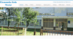Desktop Screenshot of ekonomska-mostar.com